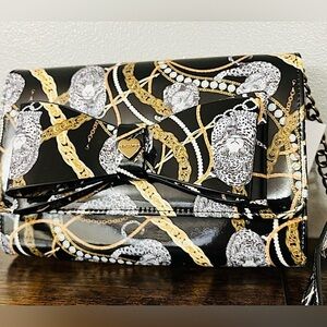 Betsey Johnson Xodani Patent Leather Wallet Crossbody Bag Collectable NWT